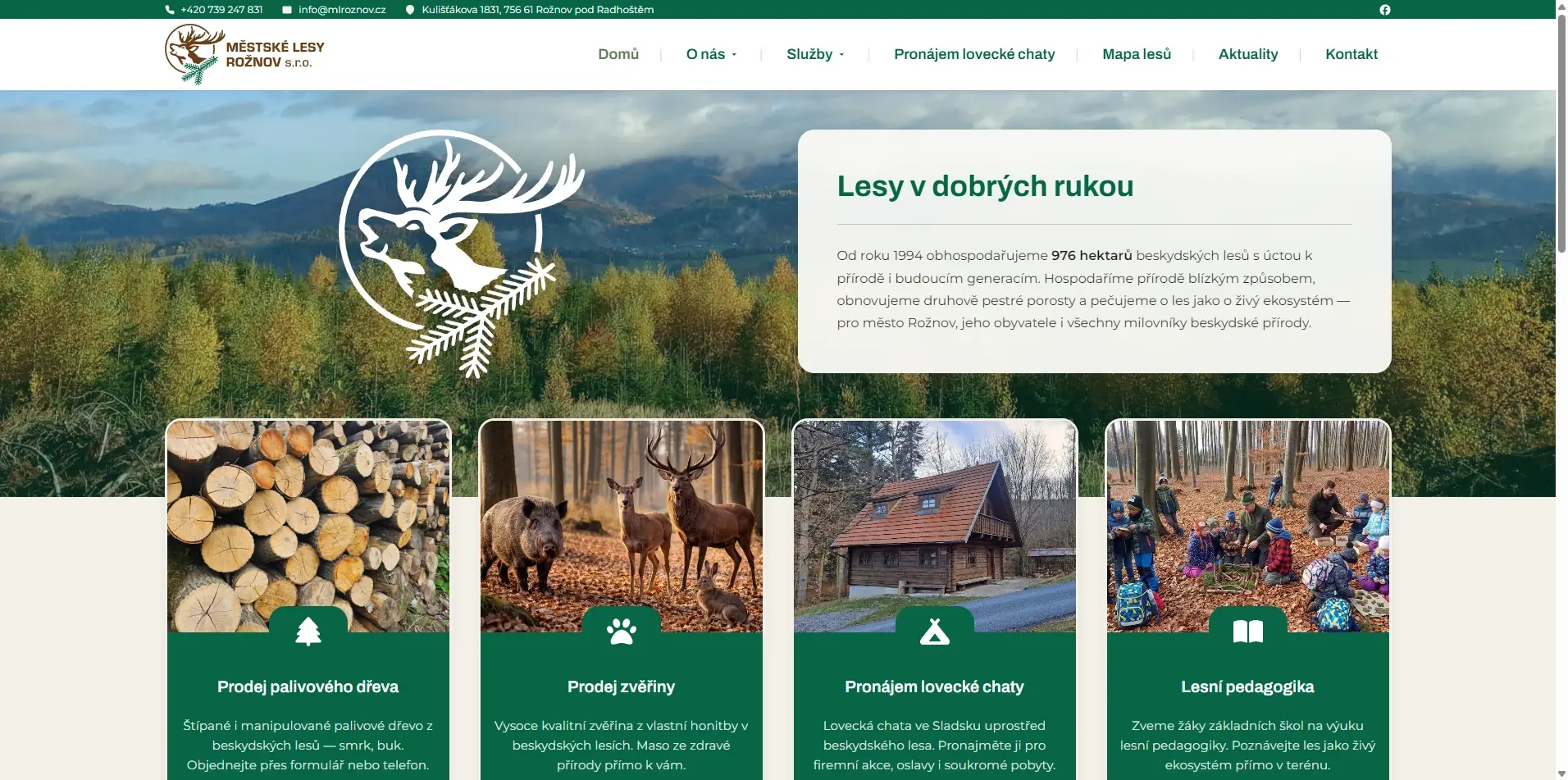 Městské lesy Rožnov